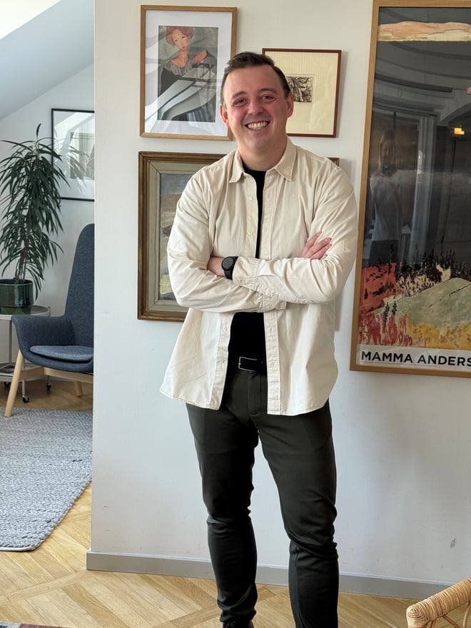 Daniel D på kontoret 1