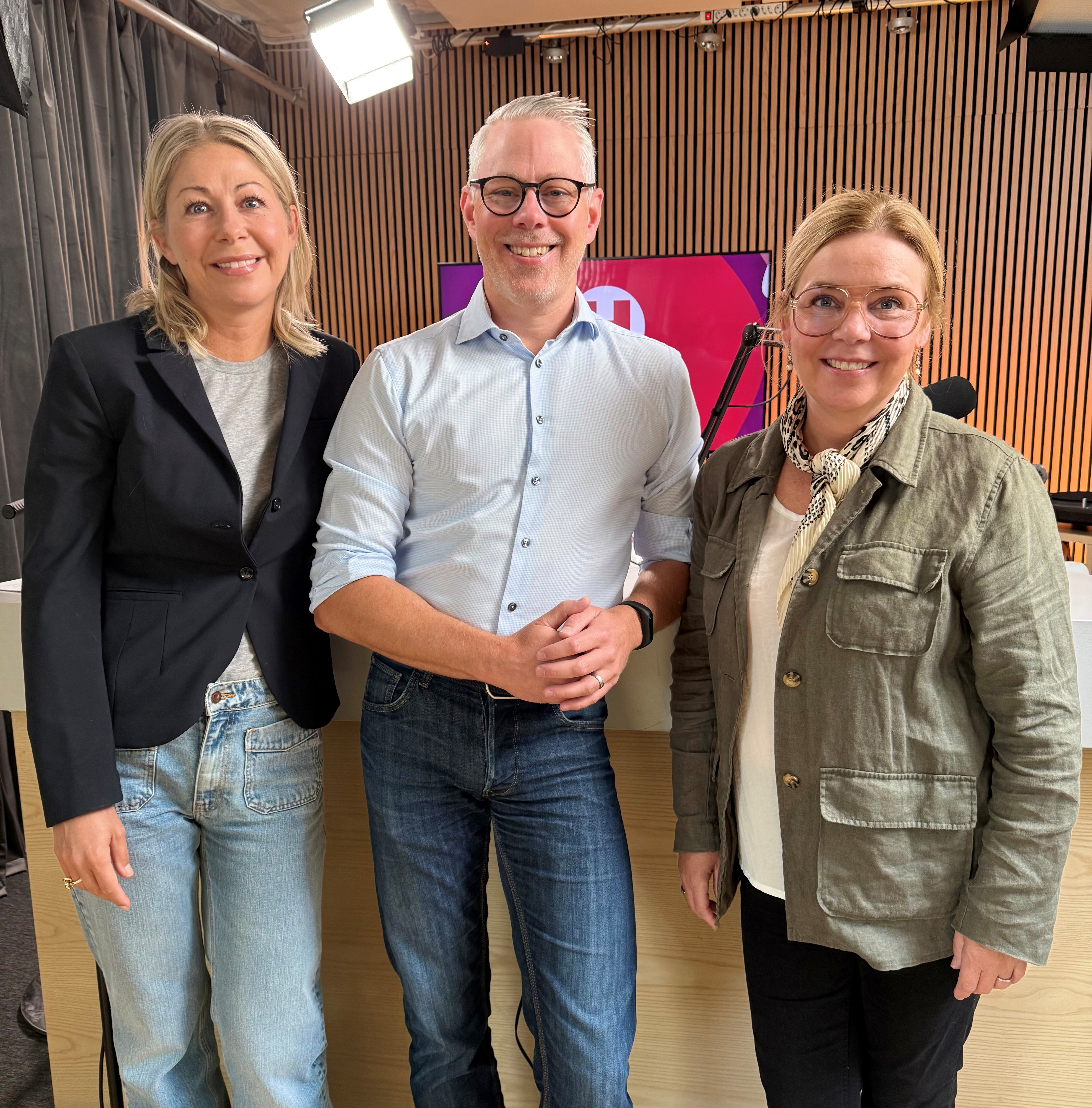 Josefin Peter Louise i poddstudion